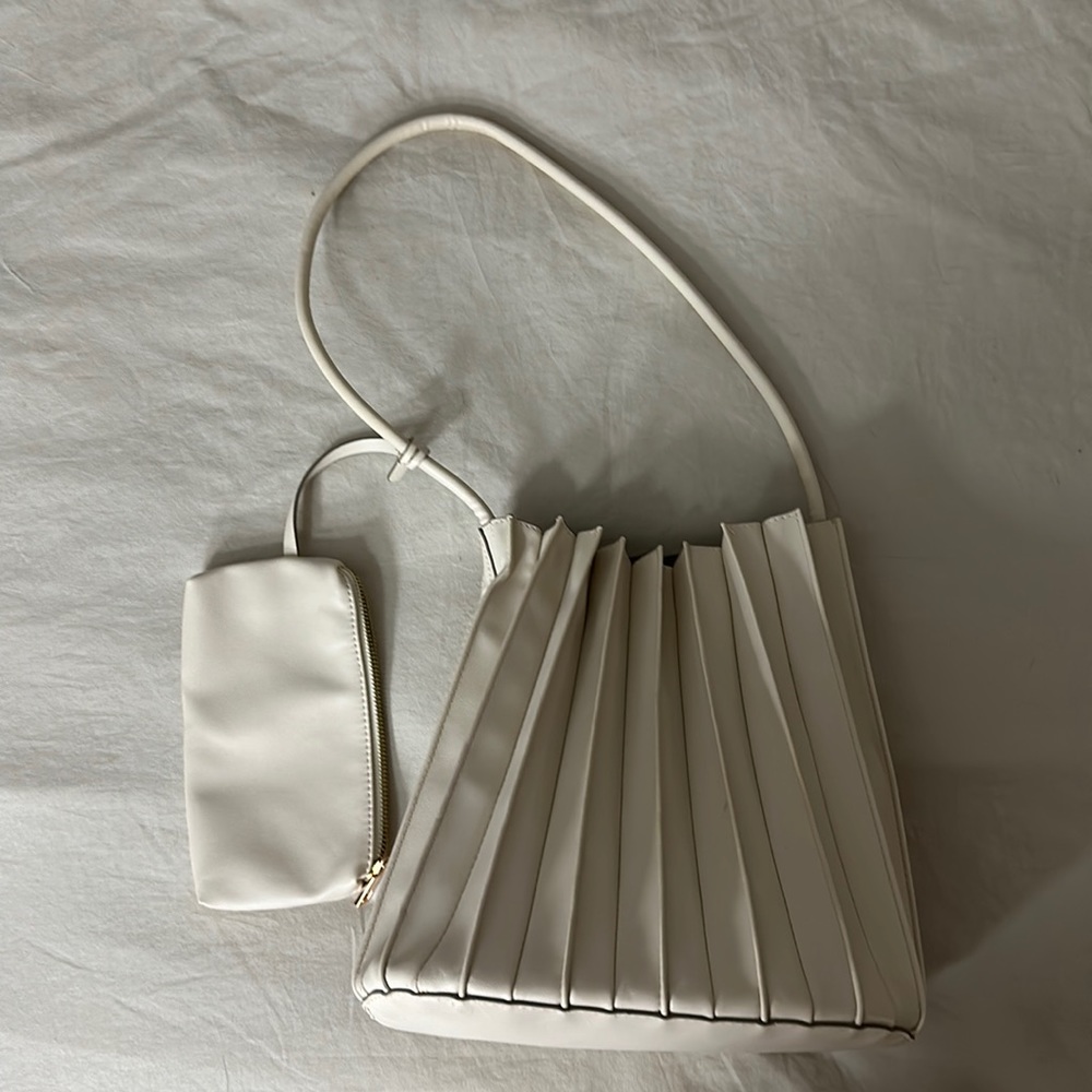 Target A New Day pleated leather shoulder bag
